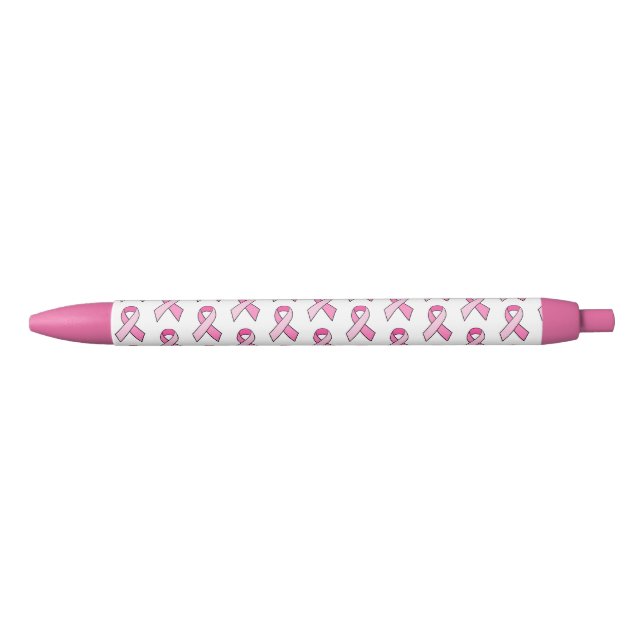Stylo à ruban de sensibilisation au cancer du sein (Devant)