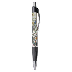 Stylo Adolphe Millot Académie sombre Vintage plume d'ois