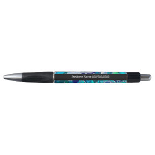 Stylo Affaires personnalisées Blue Sea bulles Art Abstra