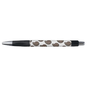 Stylo Ammonite Fossil Nature Photo Brown sur Blanc