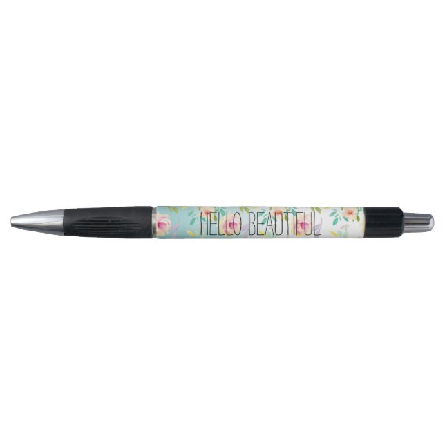 Stylo Aqua Ombre rose jaune floral (Devant)