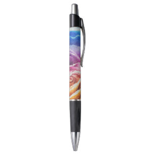 Stylo Aquarelle Rose arc-en-ciel