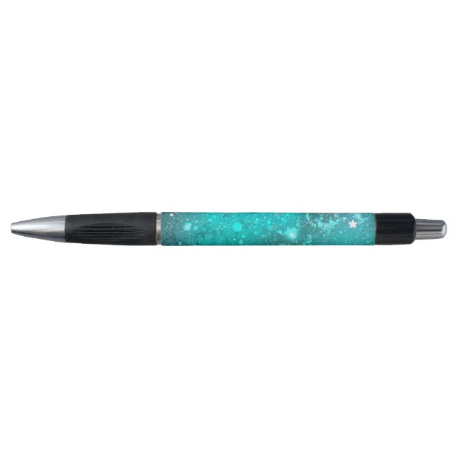 Stylo Arrière - plan à huile Turquoise de la menthe (Devant)