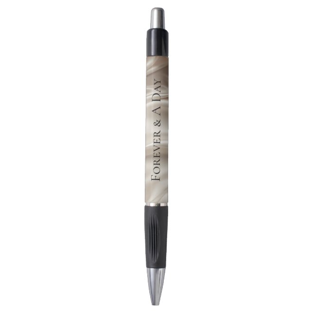 Stylo Assez Champagne Or Romantique Faux Satin Mariage (Devant (Vertical))