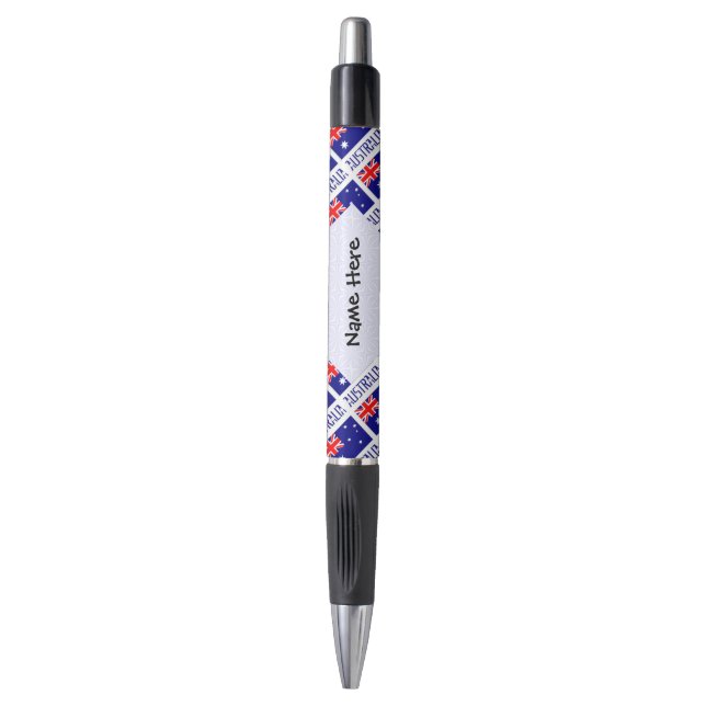 Stylo Australie et drapeau australien personnalisé en mo (Devant (Vertical))