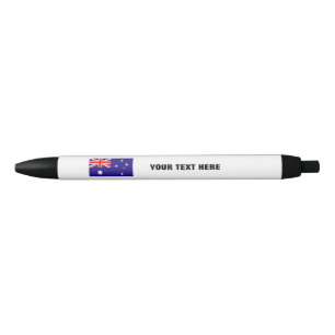 Stylo australien de drapeau avec le texte