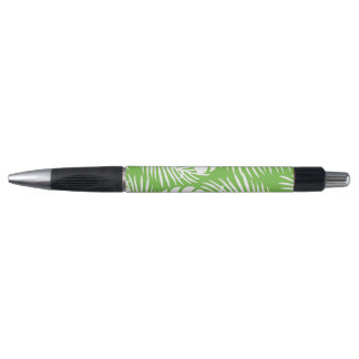 Stylo automne tropical, motifs de feuilles d'été