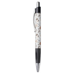 Stylo Bactéries et motif de virus