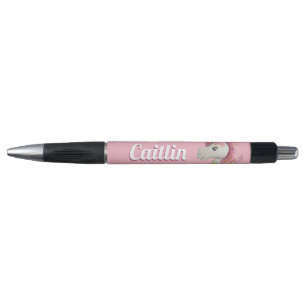 Stylo Ballons Unicorne Rose Personnalisé