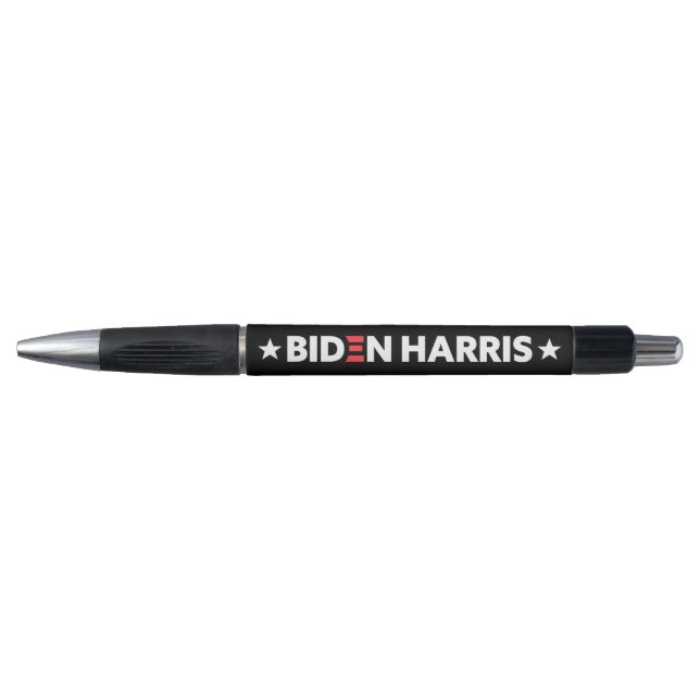 Stylo Biden / Harris White Stars Black (Devant)