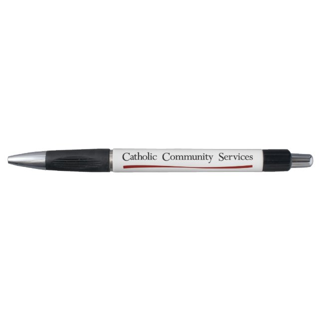 Stylo bille catholique de services à la communauté (Devant)