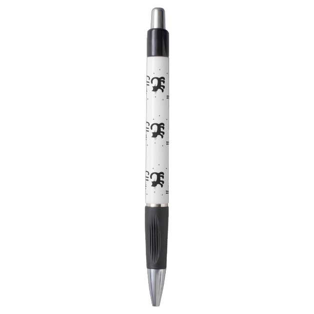 Stylo Black Happy Halloween horreur éffrayant (Devant (Vertical))