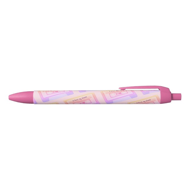 Stylo Bleu 90s 80s Vaporwave Jour des valentines roses esthét (Haut)