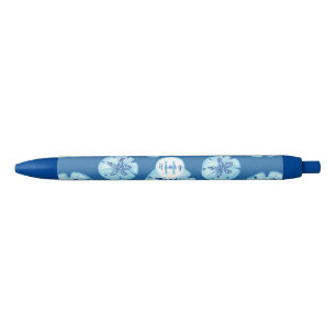 Stylo Bleu Aqua-turquoise sable bleu dollar aquarelle personn