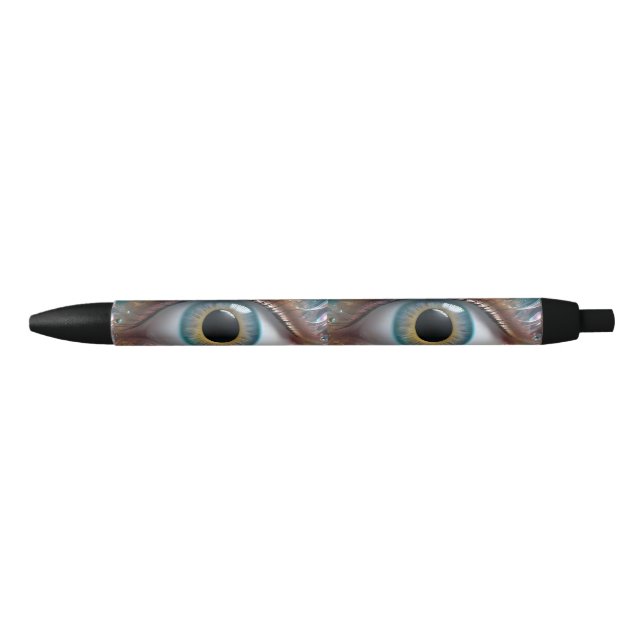 Stylo Bleu Art Fractal Blue Eyeball, (Devant)