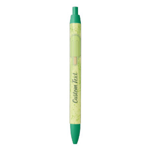 Stylo Bleu Bâton de crème glacée de chaux