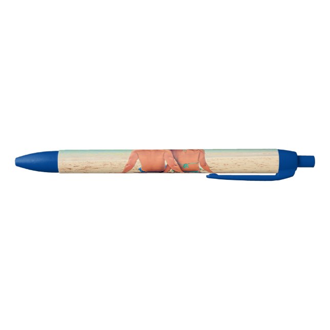 Stylo Bleu Cadeau photo personnalisé avec vos photos (Bas)