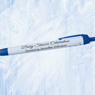 Stylo Bleu Cadeaux de Baby Shower Charmants Bébé Garçon Encre