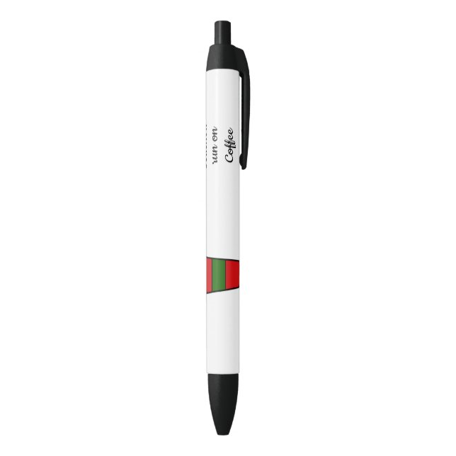 Stylo Bleu Citation de café des enseignants (Bas (Vertical))