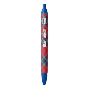 Stylo Bleu Clan MacTavish Tartan