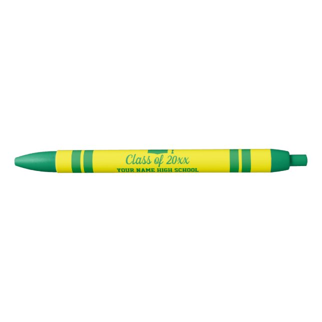 Stylo Bleu Classe de fin d'études secondaires de 2025 cadeau  (Devant)