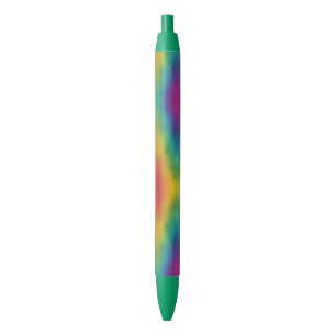 Stylo Bleu Couleurs arc-en-ciel tendance personnalisées Modèl