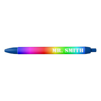 Stylo Bleu Créez votre propre dégradé Rainbow personnalisé