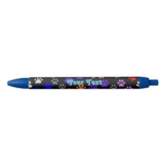 Stylo Bleu Customizable Puppy Paw prints