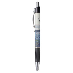 Stylo bleu des planctons végétaux de la Hollande