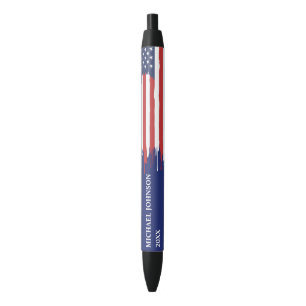 Stylo Bleu Drapeau américain Articles promotionnels de campag