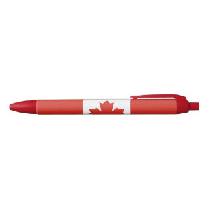 Stylo Bleu Drapeau canadien patriotique