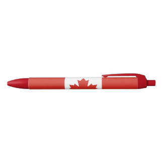 Stylo Bleu Drapeau canadien patriotique