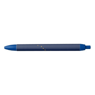 Stylo Bleu Drapeau de l'État d'Alaska