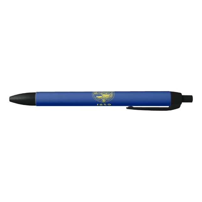 Stylo Bleu Drapeau de l'État de l'Oregon (Bas)