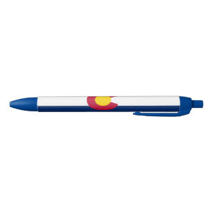 Stylo Bleu Drapeau de l'État du Colorado