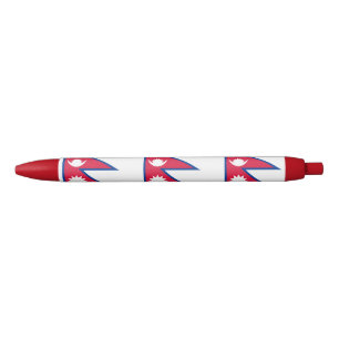 Stylo Bleu Drapeau du Népal