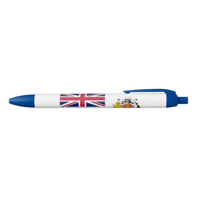 Stylo Bleu Drapeau du territoire antarctique britannique (Haut)