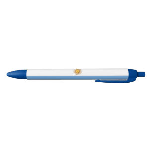Stylo Bleu Drapeau Patriotique Argentin