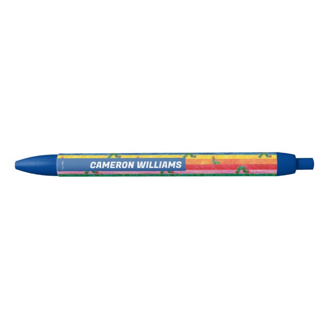 Stylo Bleu Eric Carle | Caterpillar Rainbow Stripe Motif (Devant)