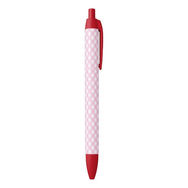 Stylo Bleu F & L En vichy rose (Bas (Vertical))