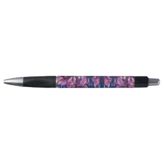 Stylo Bleu Fleurs de cerisier