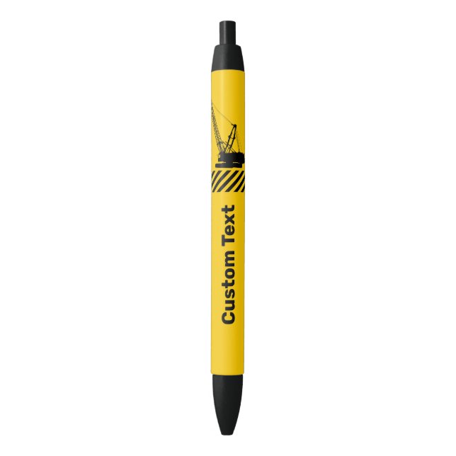 Stylo Bleu Grue de construction (devant Vertical)