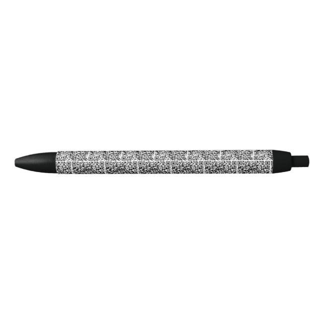 Stylo Bleu Informations d'analyse de code QR personnalisé sur (Devant)