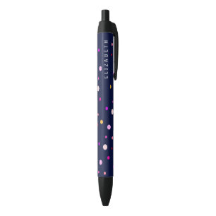 Stylo Bleu Joli pois de Poppin personnalisé