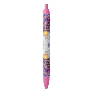 Stylo Bleu Joyeux Gnome En Casquette Violet Chante Une Chanso