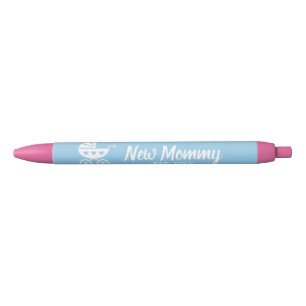 Stylo Bleu Le genre mignon indiquent la partie de baby shower