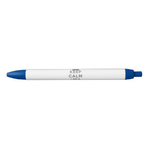 Stylo Bleu Le symbole d'infirmière gardent le calme que je