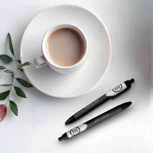 Stylo Bleu Logo d'entreprise Promotionnel Noir Marque d'entre
