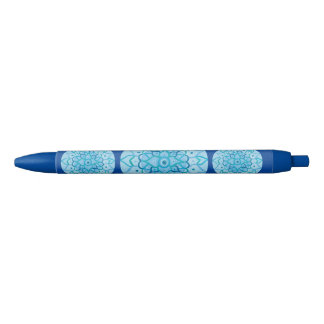 Stylo Bleu Mandala Pen