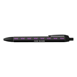 STYLO BLEU MARQUE PERSONNALISABLE NOIRE VERIFIEE DE STYLE MOD